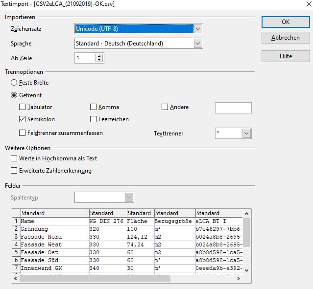 csv datei online erstellen